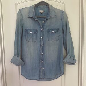 J. Crew Light Blue Denim Shirt